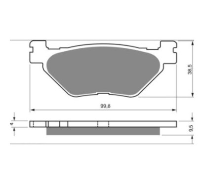 GOLDFREN SINTERED BRAKE PADS HYOSUNG COMPOUND 650 GV 04-05-OFFER