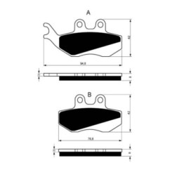 GOLDFREN SINTERBREMSBELZGE AD COMPOUND KSR VON GENERIC 50 TRIGGER X  SM 06-14-ANGEBOT