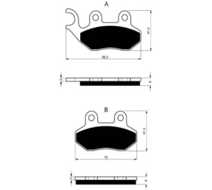 GOLDFREN SINTERBREMSBELZGE AD COMPOUND SYM 125 SYMPLY 07-11-ANGEBOT