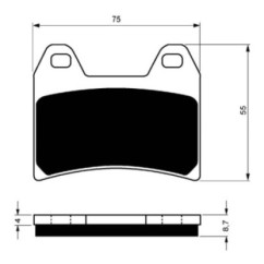 GOLDFREN SINTERBREMSBELZGE GP6 COMPOUND APRILIA 1000 RST FUTURA 01-04-ANGEBOT