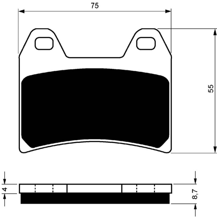 PLAQUETTES DE FREIN FRITTEES GOLDFREN COMPOSE GP6 APRILIA 1000 RST FUTURA 01-04-OFFRE