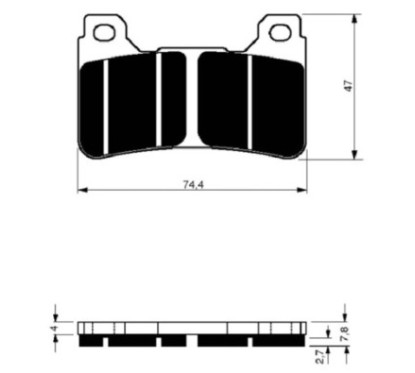 PASTILLAS DE FRENO SINTERIZADAS GOLDFREN GP6 COMPUESTO HONDA 1000 CBR RA9 RAA A RAD FIREBLADE 12-16-OFERTA