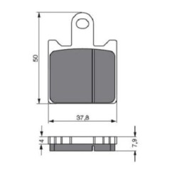 GOLDFREN SINTERBREMSBELZGE GP6 COMPOUND KAWASAKI 1000 Z B7F,B8F 07-08-ANGEBOT