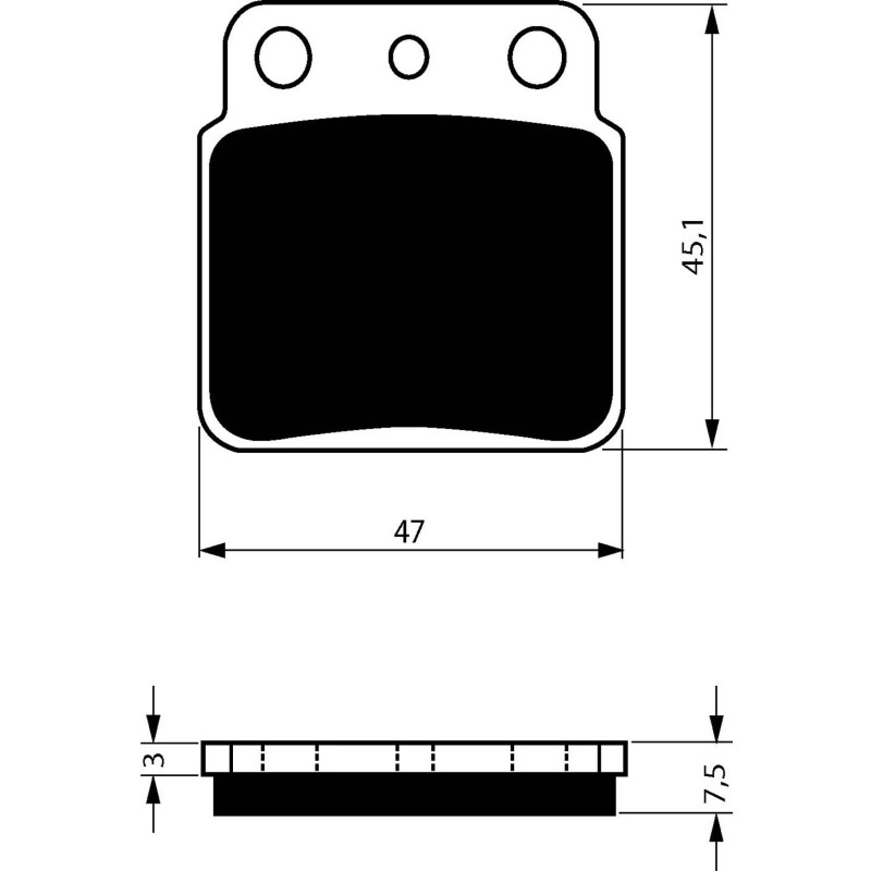 GOLDFREN SINTERED BRAKE PADS K5 COMPOUND ARCTIC CAT 400 DVX 04-08-OFFER