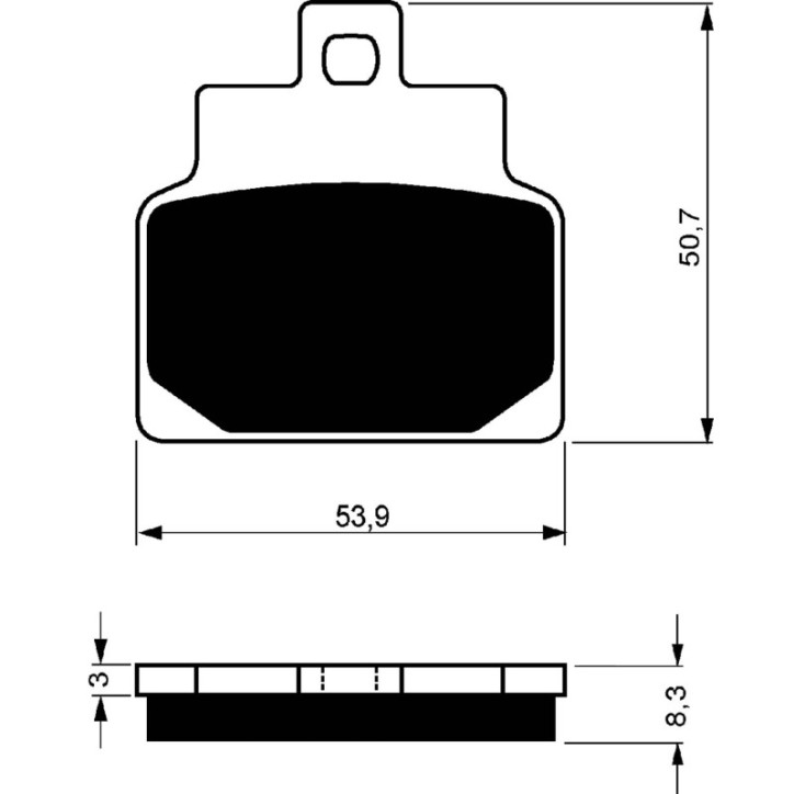 GOLDFREN SINTERED BRAKE PADS S3 COMPOUND APRILIA 100 SCARABEO 00-09-OFFER