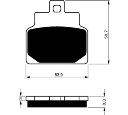 PASTILLAS DE FRENO SINTERIZADAS GOLDFREN S3 COMPUESTO APRILIA 125 MOJITO MOJITO CUSTOM 03-12-OFERTA