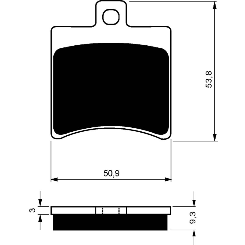 GOLDFREN SINTERED BRAKE PADS S3 COMPOUND APRILIA 125 SCARABEO 99-03-OFFER