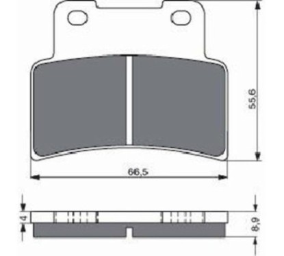 GOLDFREN SINTERED BRAKE PADS S3 COMPOUND APRILIA 750 SHIVER 07-15-OFFER