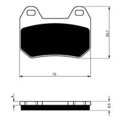 GOLDFREN SINTERED BRAKE PADS S3 COMPOUND BMW 1200 K LT 02-09-OFFER