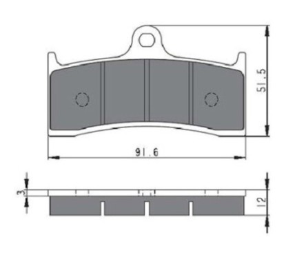 GOLDFREN SINTERED BRAKE PADS S3 COMPOUND BUELL S1 LIGHTNING S3 THUNDERBOLT 98-02-OFFER