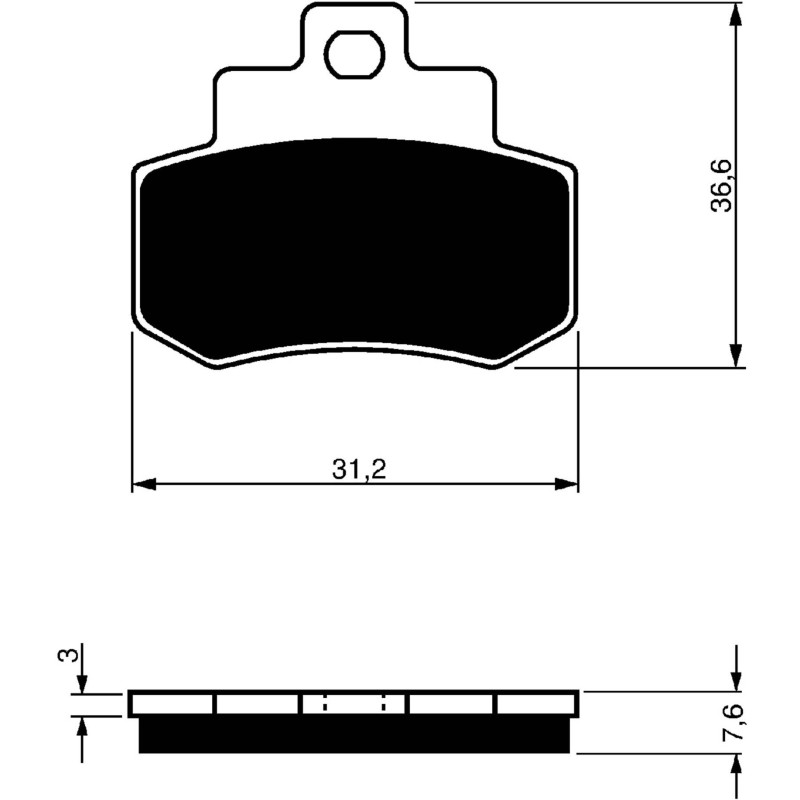 GOLDFREN SINTERBREMSBELZGE S3 COMPOUND KYMCO 250 GRAND DINK 01-06-ANGEBOT