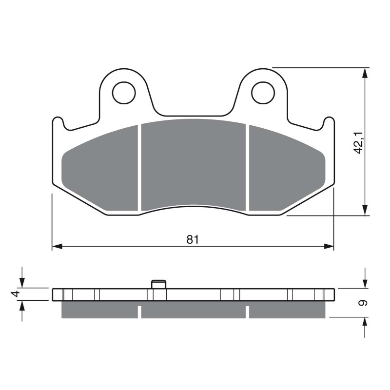 GOLDFREN SINTERED BRAKE PADS S3 COMPOUND SUZUKI 400 AN K1-6 BURGMAN 02-05-OFFER