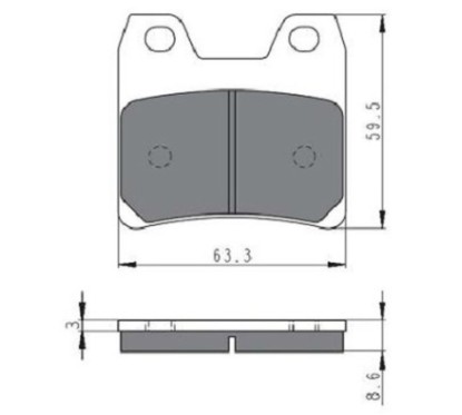 GOLDFREN SINTERED BRAKE PADS S3 COMPOUND YAMAHA 1300 XJR 01-07-OFFER