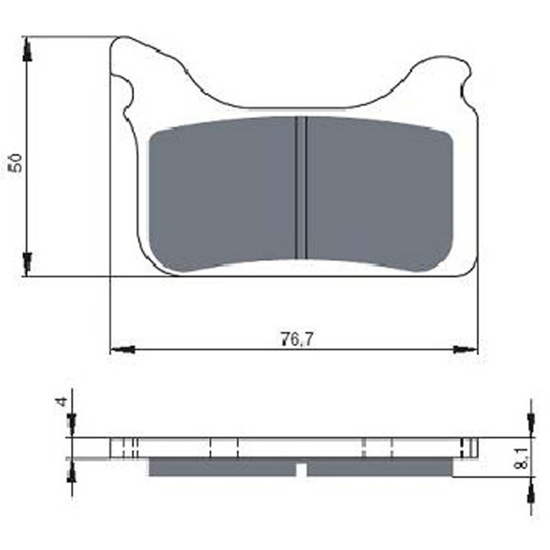 PASTILLAS DE FRENO SINTERIZADAS GOLDFREN S33 COMPUESTO APRILIA 450 SXV 06-13-OFERTA