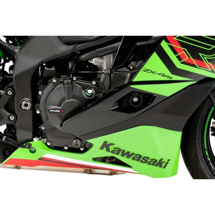 PROTECCION CARTER MOTOR DE PISTA PUIG PARA KAWASAKI ZX-4R NINJA CAMPEONATO 2024 NEGRO