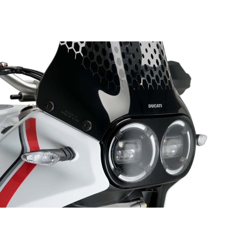 PUIG PROTECCION FARO LED DUCATI DESERT X 22-23 TRANSPARENTE