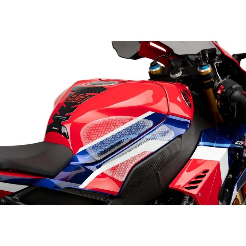 puig adesivo serbatoio specifico laterale per honda cbr1000 rr r fireblade sp 20 24 trasparente
