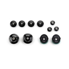 PUIG ALUMINUM FRAME CAPS BMW R1250 GS 18-23 BLACK