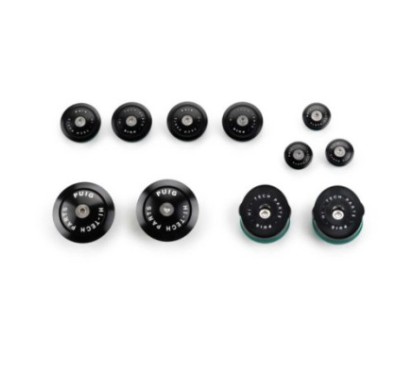 PUIG ALUMINUM FRAME CAPS BMW R1250 GS 18-23 BLACK