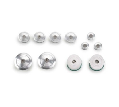 PUIG ALUMINUM FRAME CAPS BMW R1250 GS 18-23 SILVER