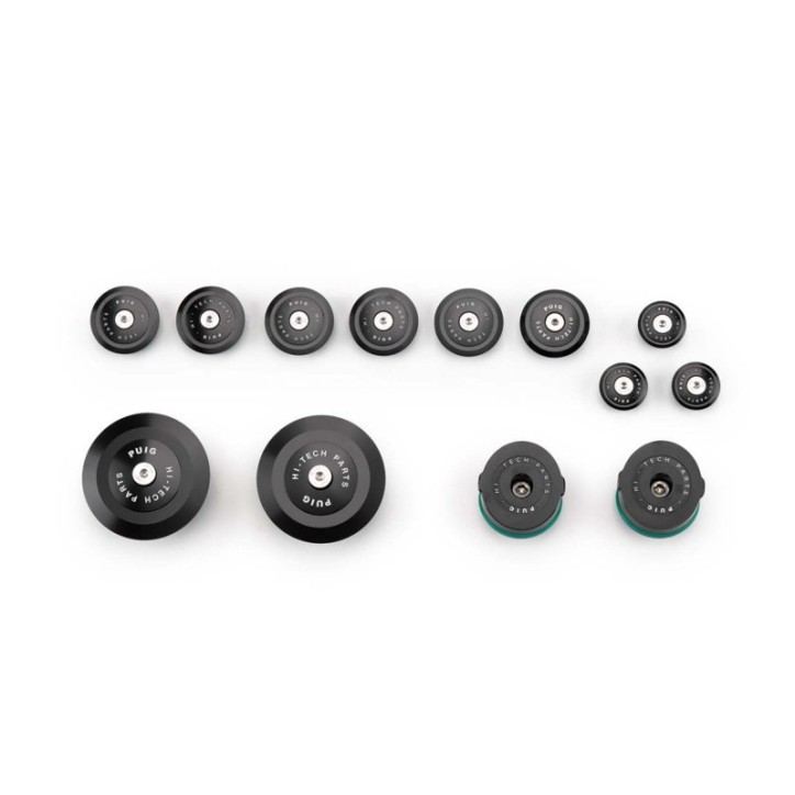 PUIG ALUMINUM FRAME CAPS BMW R1250 R 18-24 BLACK