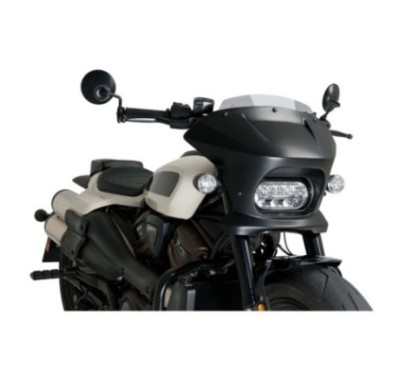 CUBIERTA SEMICARENADA PUIG FURY SPORT HARLEY D.SPORTSTER S RH1250S 21-24 HUMO CLARO-21587H