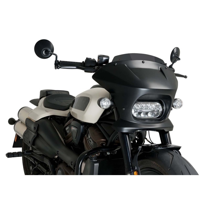 PUIG ECRAN SEMI-CARENE FURY SPORT HARLEY D. SPORTSTER S RH1250S 21-24 FUMEE FONCEE-21587F