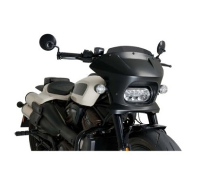 CUBIERTA SEMICARENADA PUIG FURY SPORT HARLEY D.SPORTSTER S RH1250S 21-24 HUMO OSCURO-21587F