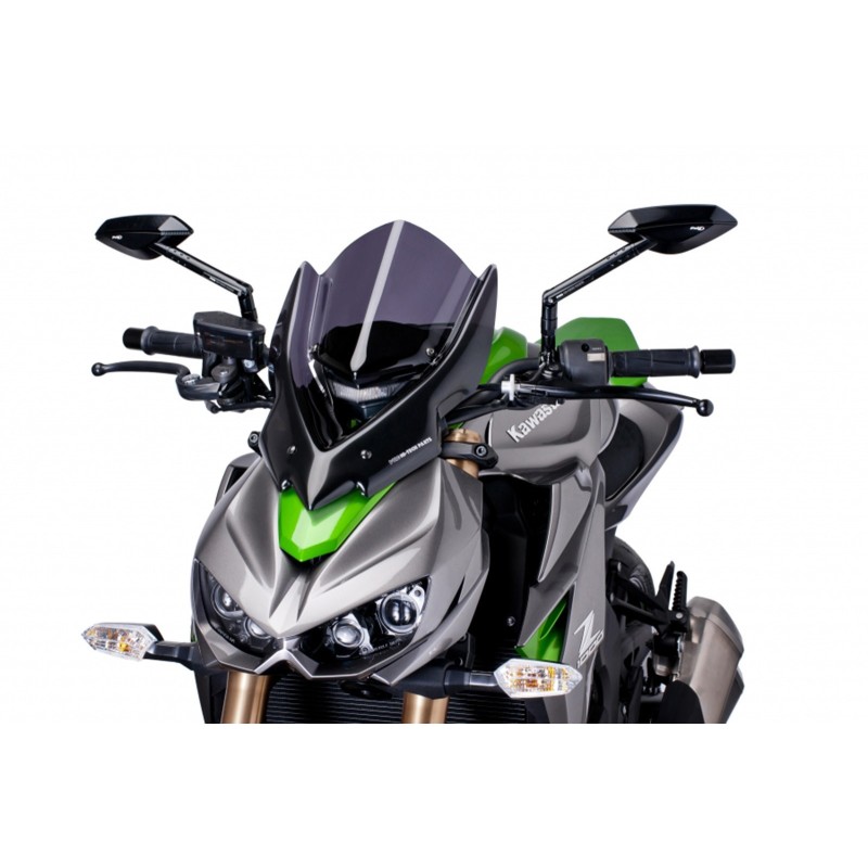 PUIG CARENABRIS NAKED NG TOURING KAWASAKI Z1000 R EDITION 17-20 HUMO OSCURO