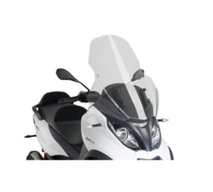 puig cupolino v tech line touring per piaggio mp3 350 19 21 trasparente