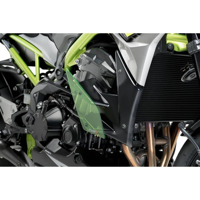 puig side spoiler downforce naked kawasaki z900 20 24 green