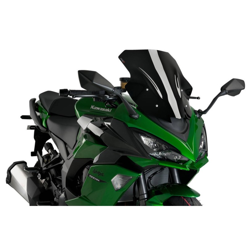 Pare-brise Puig Racing pour Kawasaki Z1000SX 11-16 noir
