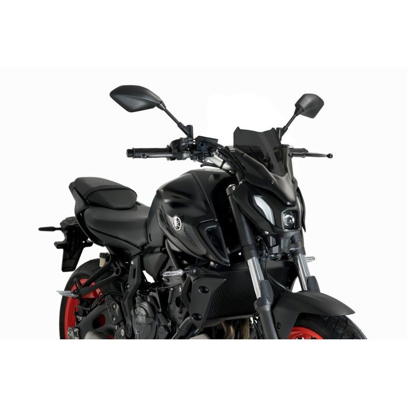 Cupula deportiva Puig Naked NG para Yamaha MT 07 2021 2025 ahumada oscura