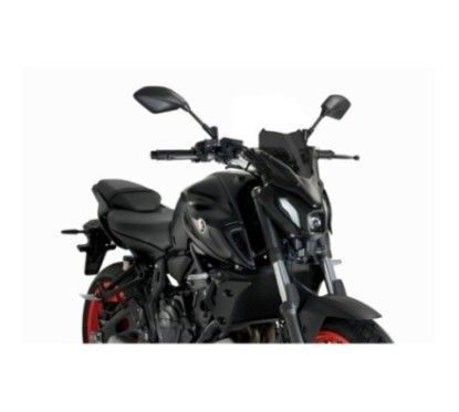 Cupula deportiva Puig Naked NG para Yamaha MT 07 2021 2025 ahumada oscura