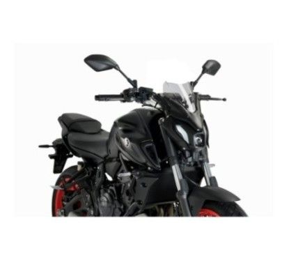 Cupula deportiva Puig Naked NG para Yamaha MT 07 2021 2025 ahumada clara
