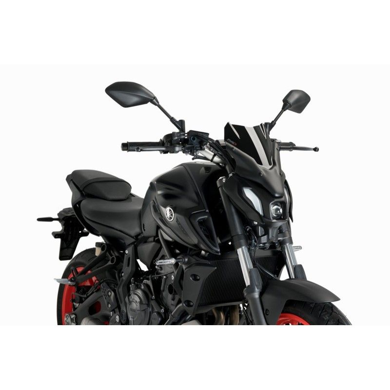 Cupula deportiva Puig Naked NG para Yamaha MT-07 Pure 23/24 negra