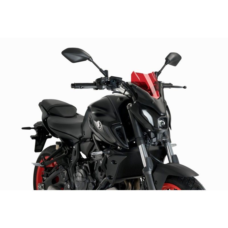 puig cupolino naked ng sport per yamaha mt 07 21 25 rosso