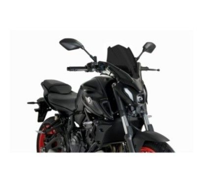 puig naked ng touring screen for yamaha mt 07 pure 23 24 dark smoke
