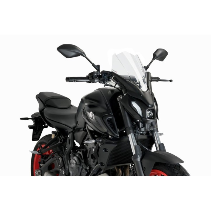 PUIG CUPOLINO NAKED N.G. TOURING YAMAHA MT-07 PURE 23-24 TRASPARENTE