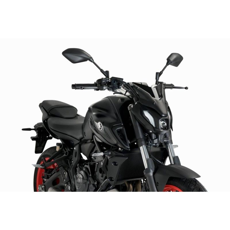 Cupula Puig Naked NG Sport Plus para Yamaha MT 07 Pure 23 24 negra