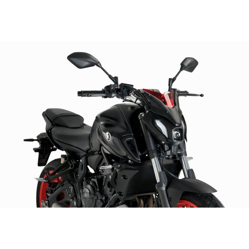 puig cupolino naked ng sport plus per yamaha mt 07 21 25 rosso