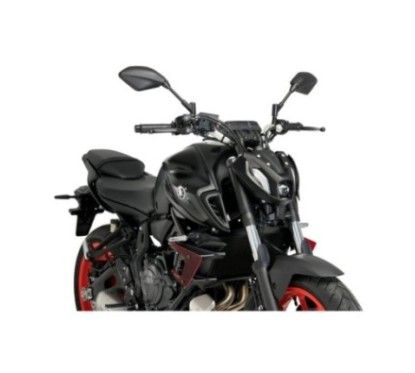 puig spoiler laterale downforce naked per yamaha mt 07 21 25 rosso