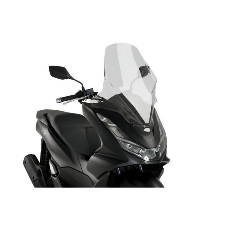 PUIG WINDSCREEN V-TECH LINE TOURING HONDA PCX125 21-24 TRANSPARENT