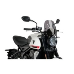 PUIG WINDSCHUTZSCHEIBE NAKED NG SPORT FUR TRIUMPH TRIDENT 660 21-25 DUNKEL GETONT