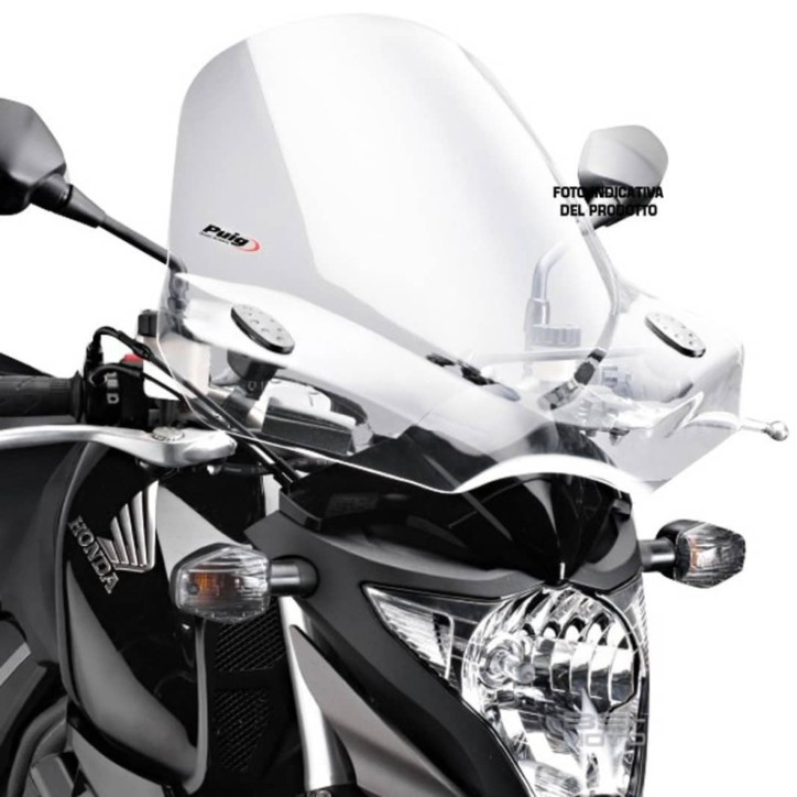 PUIG WINDSCREEN UNIV. TOURING II DUCATI STREETFIGHTER 1100 09-12 CLEAR