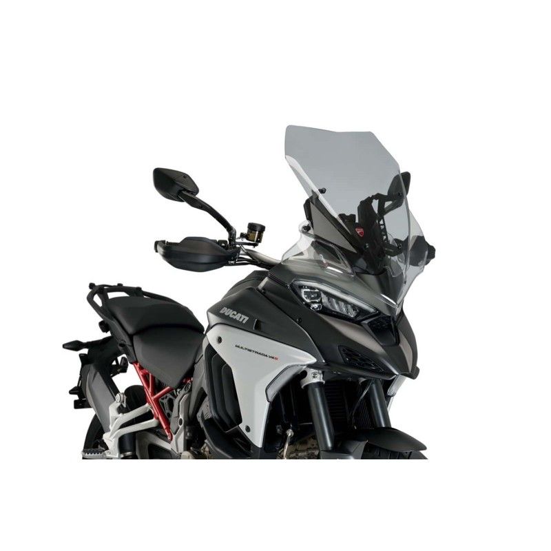 Pare-brise Puig Touring pour Ducati Multistrada V4 S Sport 2021/2024, fume clair