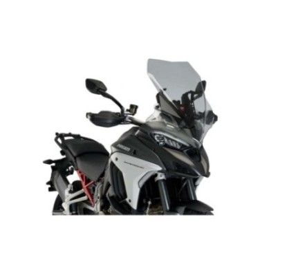 Pare-brise Puig Touring pour Ducati Multistrada V4 S Sport 2021/2024, fume clair