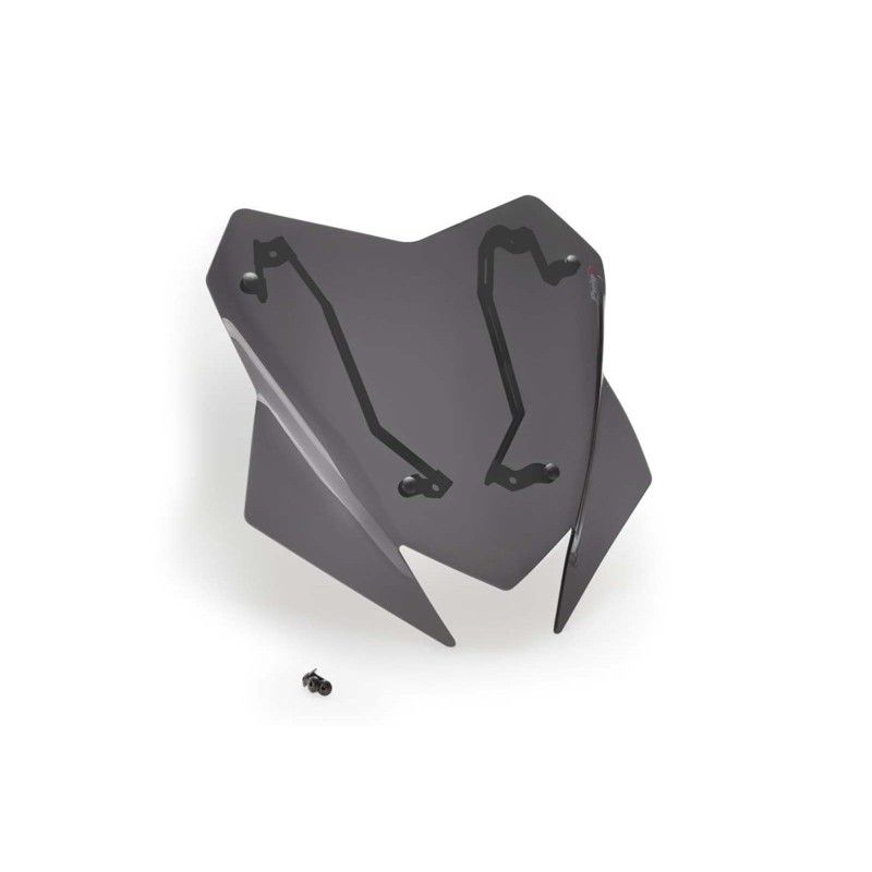 Pare-brise sport Puig pour Ducati Multistrada V4 S Sport 2021/2024, fume fonce
