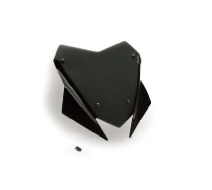 Pare-brise sport Puig pour Ducati Multistrada V4 S Sport 2021/2024, noir