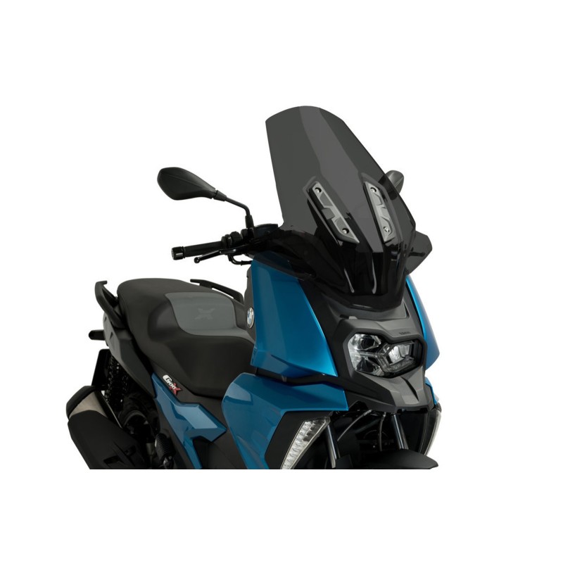 PUIG WINDSCHILD V-TECH LINE TOURING BMW C400 X 18-24 DARK SMOKE